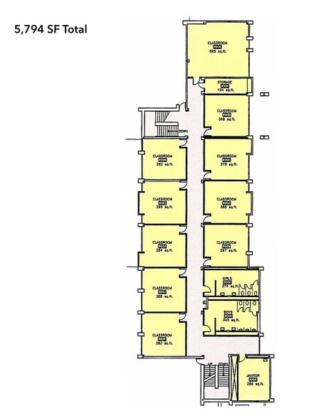 6930 Alpha Rd, Dallas, TX à louer - Plan d’étage - Image 2 de 2
