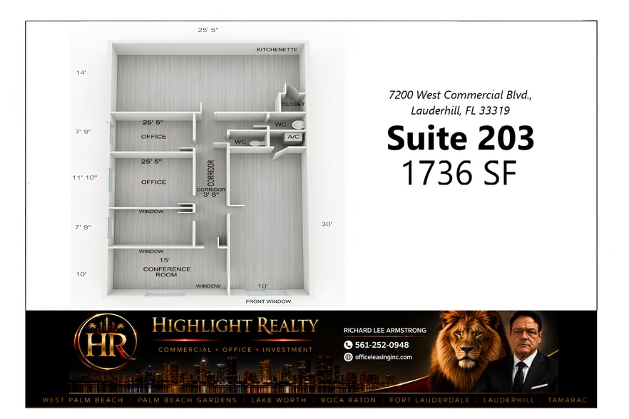 7100 W Commercial Blvd, Lauderhill, FL for lease - Building Photo - Image 3 of 36