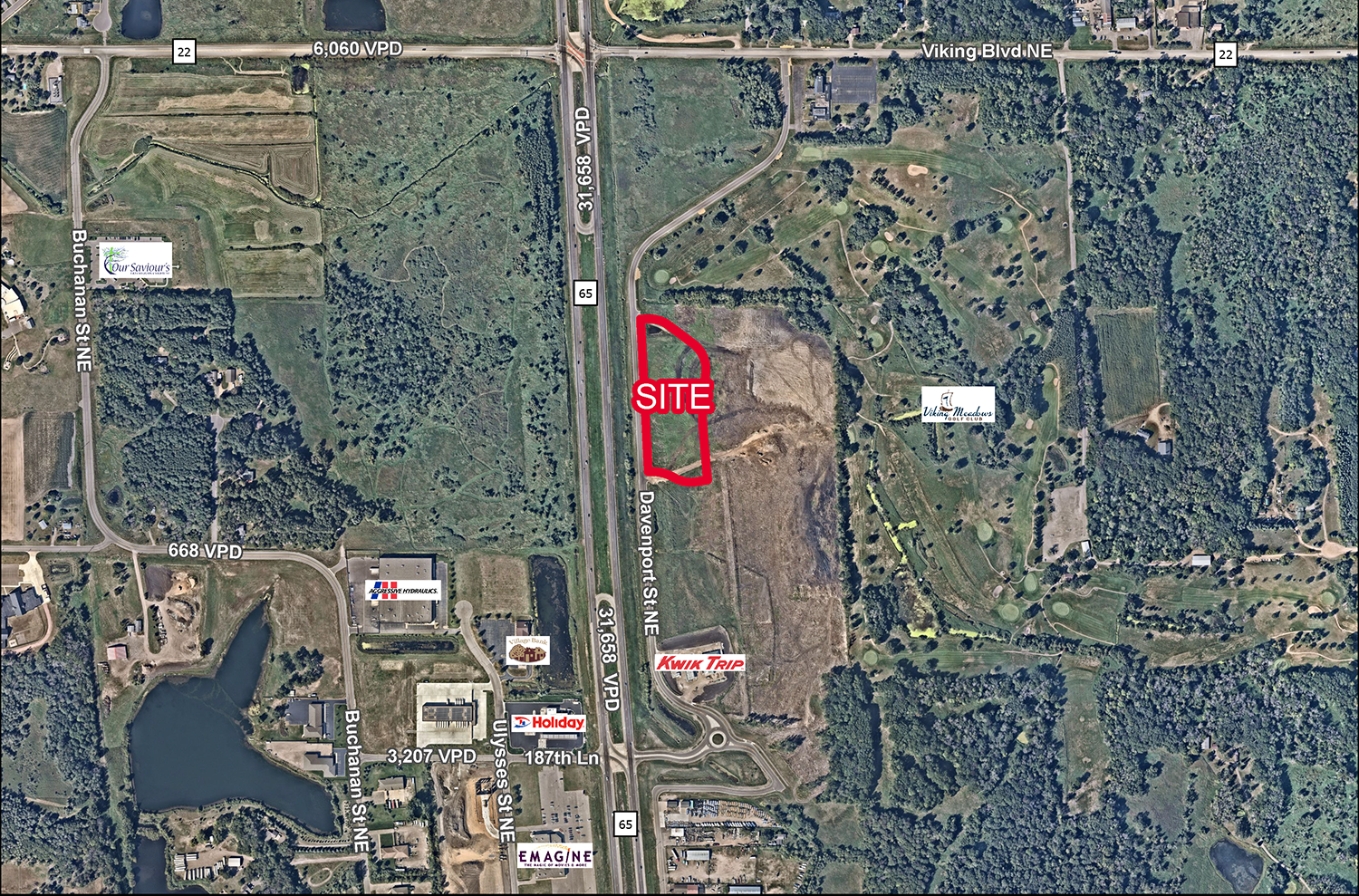 Hwy 65 & Davenport St NE, East Bethel, MN à vendre Photo du bâtiment- Image 1 de 4