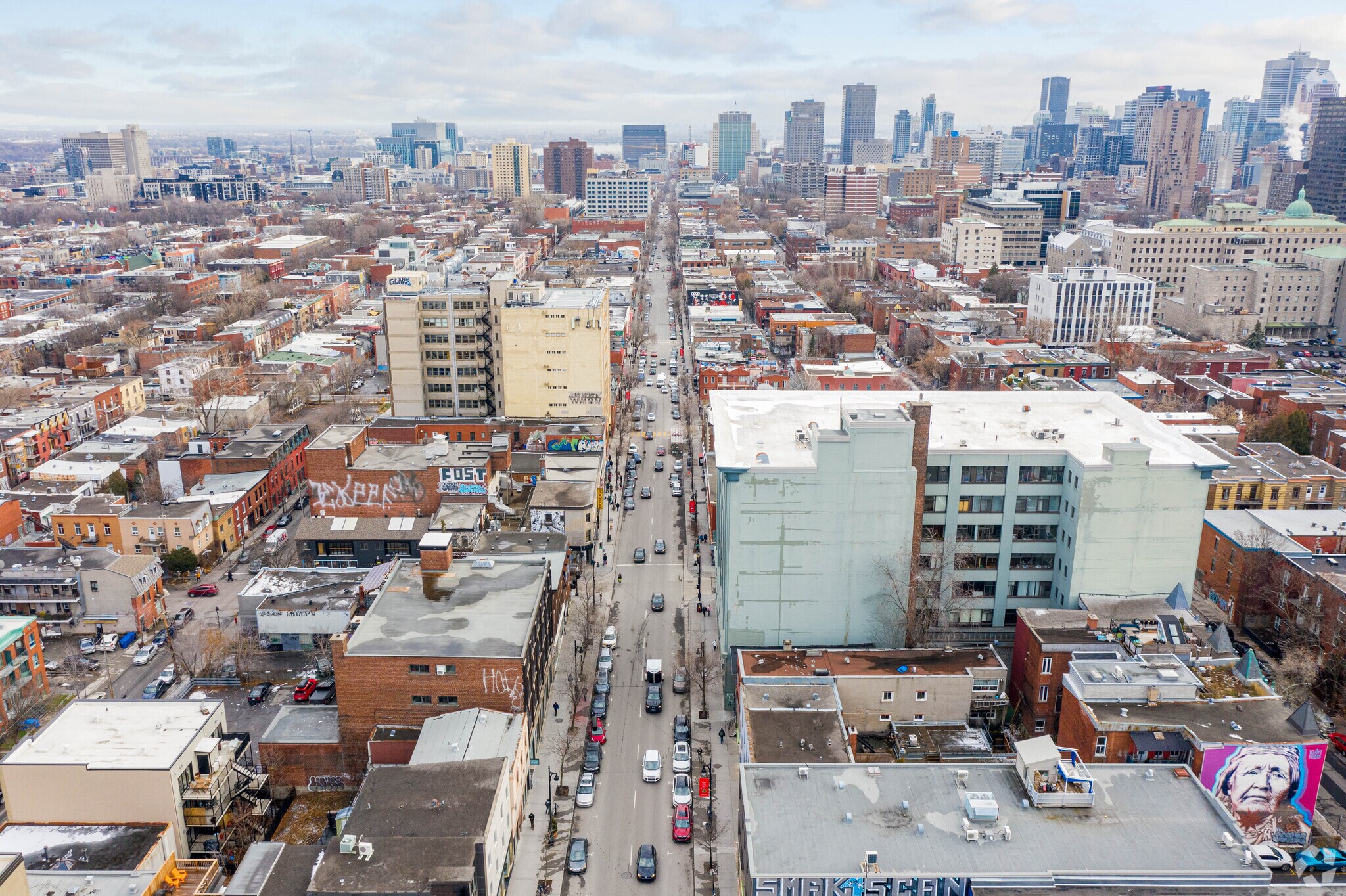 4067-4075 Boul Saint-Laurent, Montréal, QC for sale Aerial- Image 1 of 1
