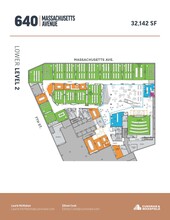 650 Massachusetts Ave NW, Washington, DC à louer Plan d’étage- Image 1 de 1