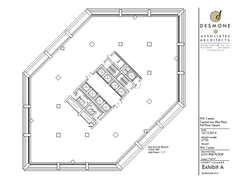 20 Stanwix St, Pittsburgh, PA à louer - Plan d’étage type - Image 2 de 3