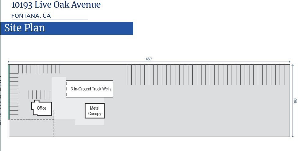 10193 Live Oak Ave, Fontana, CA for lease - Site Plan - Image 3 of 3
