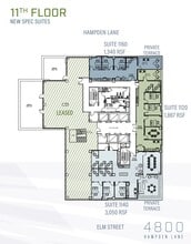 4800 Hampden Ln, Bethesda, MD à louer Plan d’étage- Image 1 de 1