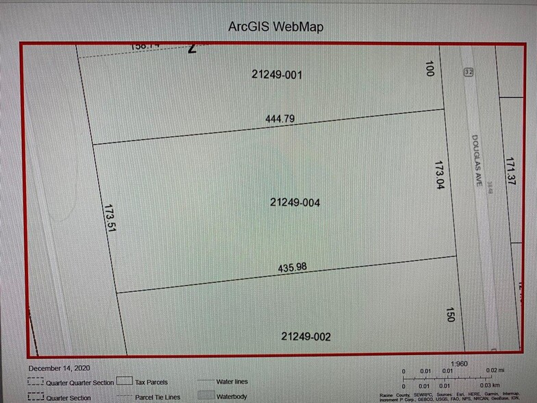 3840 Douglas Ave, Racine, WI à vendre - Plan cadastral - Image 1 de 2