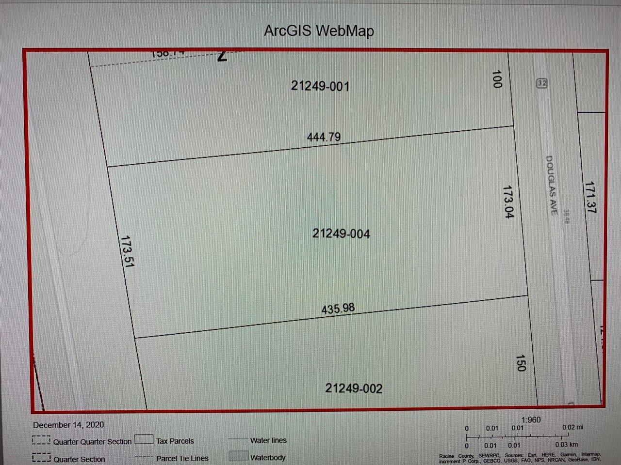 3840 Douglas Ave, Racine, WI à vendre Plan cadastral- Image 1 de 3