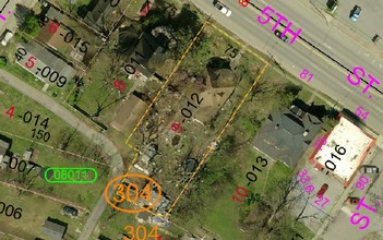 604-608 E 5th St, Metropolis, IL - aerial  map view