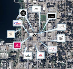 2-18 N Eustis St, Eustis, FL - AERIAL  map view