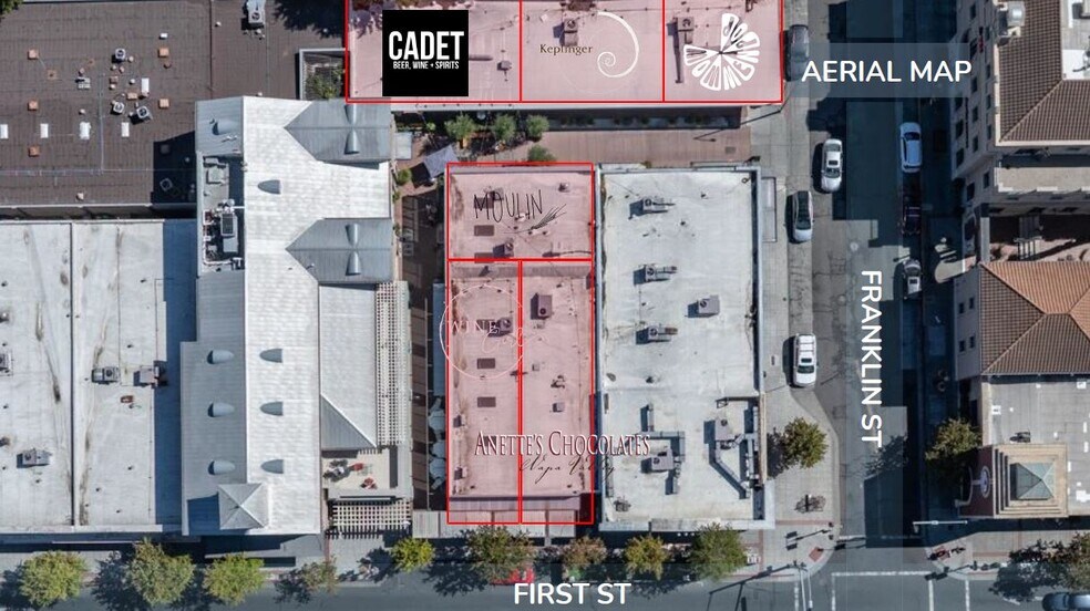 920-932 Franklin St, Napa, CA for sale - Aerial - Image 3 of 6