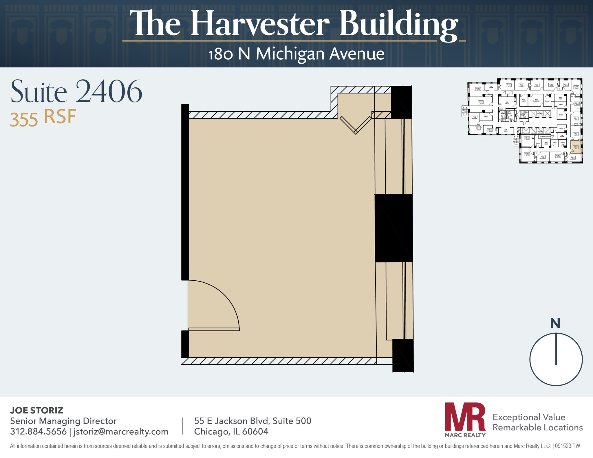 180 N Michigan Ave, Chicago, IL for lease Floor Plan- Image 1 of 3