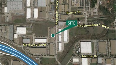 925 Freeport Pky, Coppell, TX - Aerial  map view