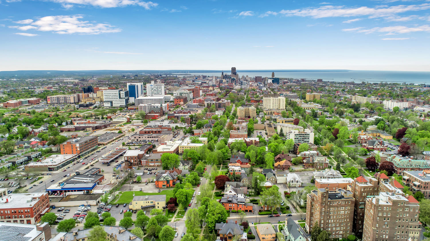 295 Linwood Ave, Buffalo, NY for sale Aerial- Image 1 of 1