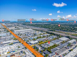 7100-7114 NW 50th St, Miami, FL - AÉRIEN Vue de la carte