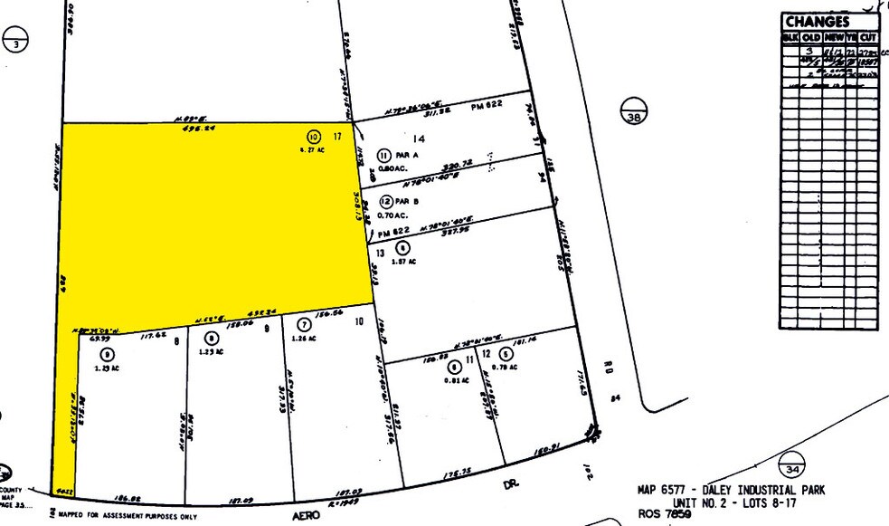 9606 Aero Dr, San Diego, CA à louer - Plan cadastral - Image 3 de 3