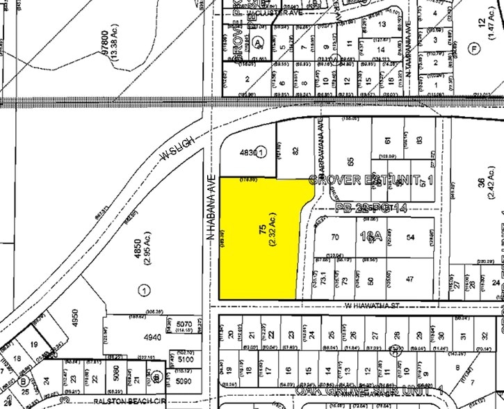 6817 N Habana Ave, Tampa, FL for sale - Plat Map - Image 2 of 5