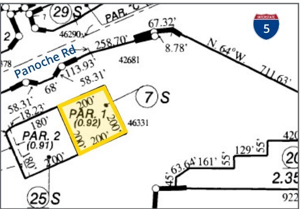 42681 West Panoche Road, Firebaugh, CA à louer - Plan cadastral - Image 2 de 3