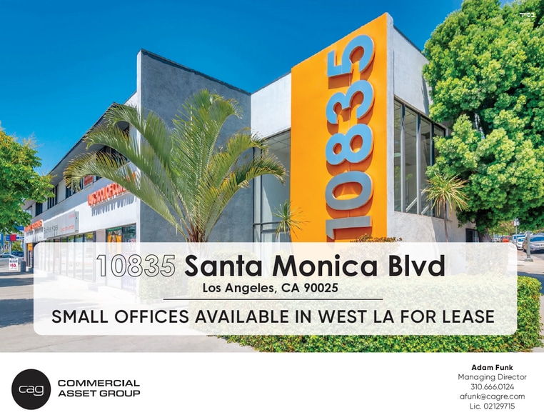 10835-10841 Santa Monica Blvd, Los Angeles, CA for lease - Primary Photo - Image 1 of 11
