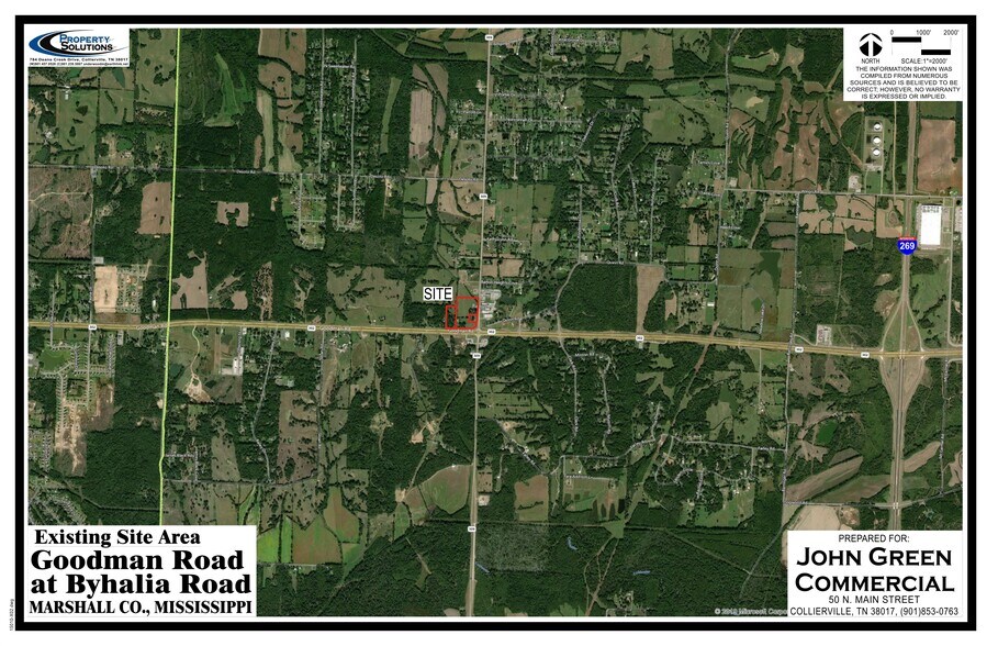 0 Highway 309 & 302, Byhalia, MS à vendre - Aérien - Image 2 de 2