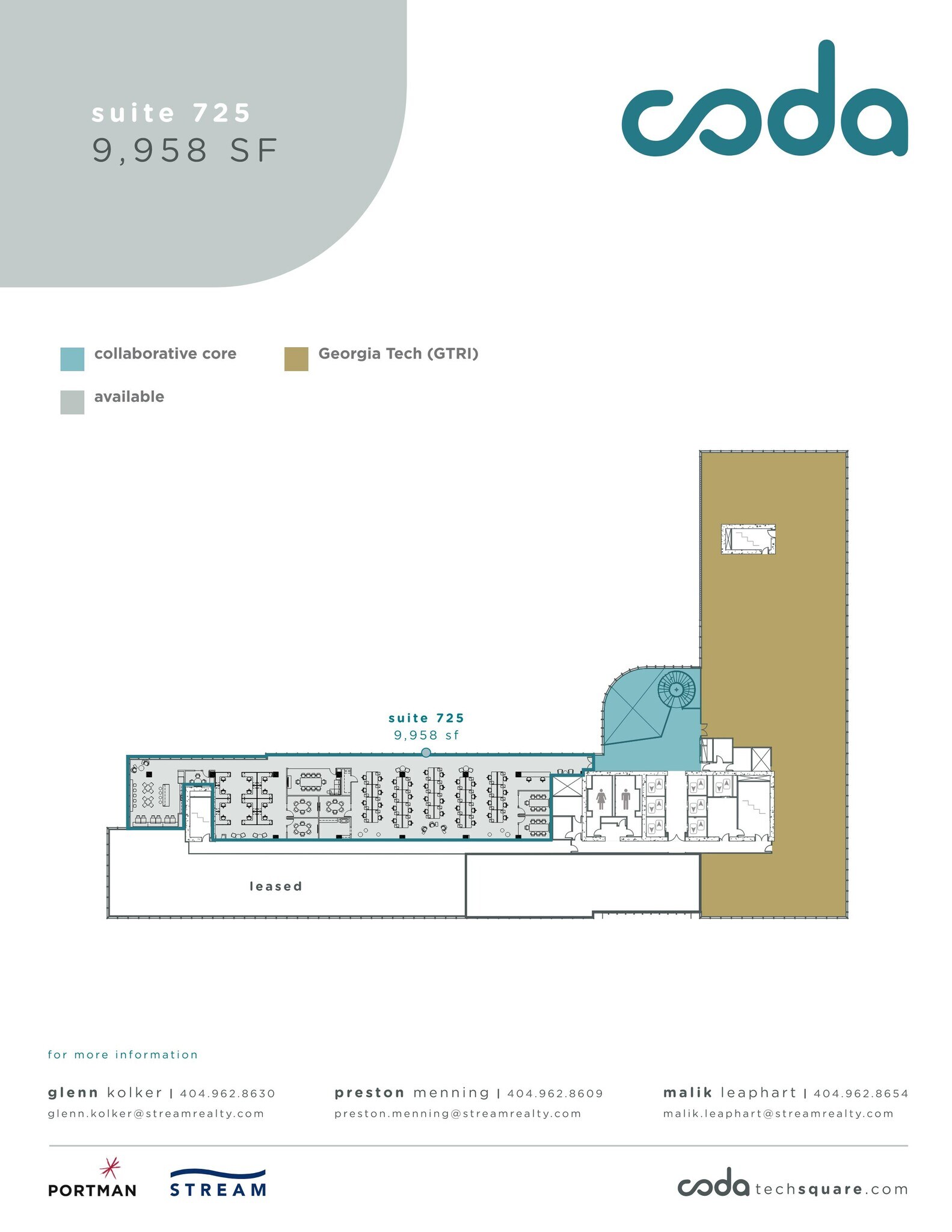 756 W Peachtree St, Atlanta, GA à louer Plan d’étage- Image 1 de 1