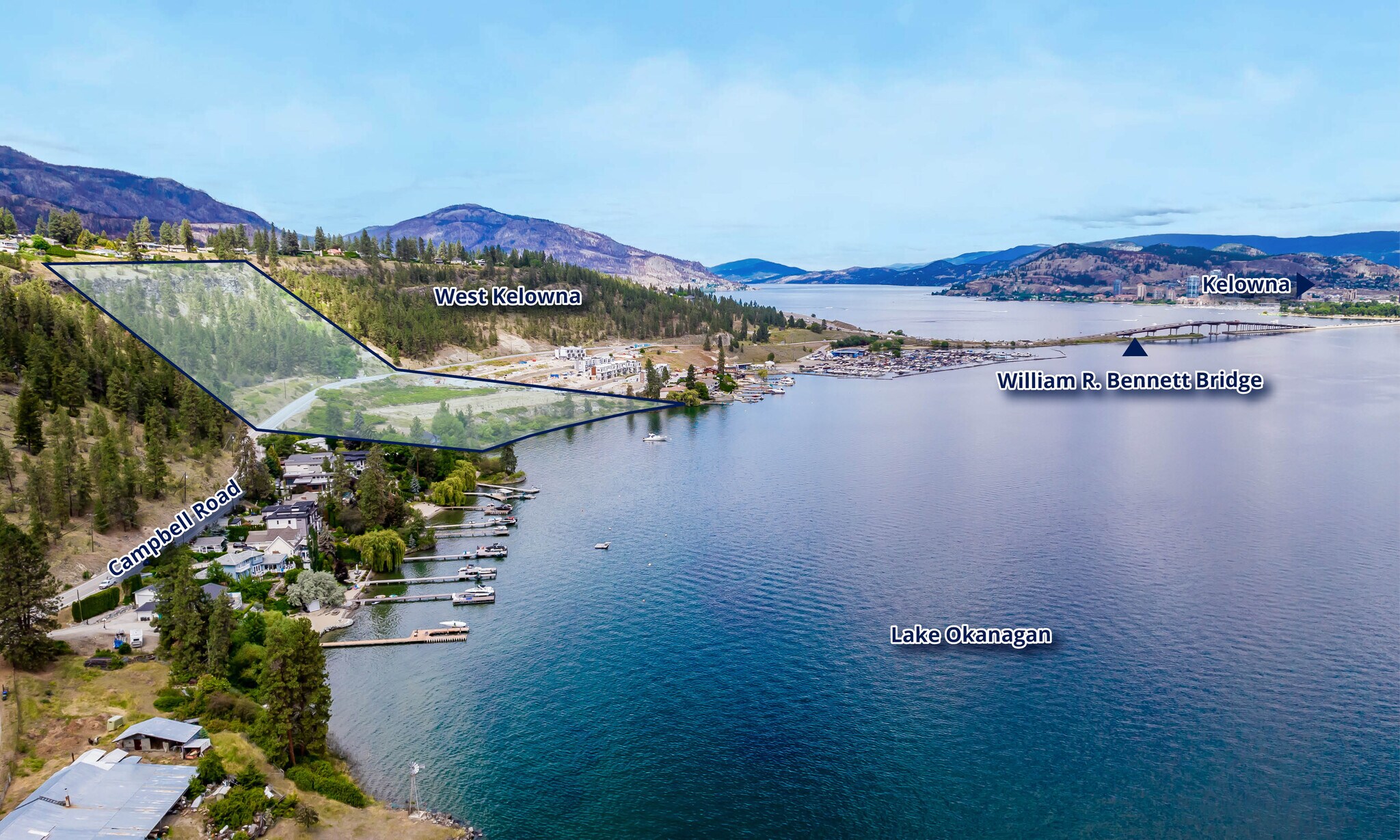 2211 Campbell Rd, West Kelowna, BC for sale Aerial- Image 1 of 1
