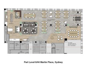 44 Martin Pl, Sydney for lease Floor Plan- Image 1 of 2