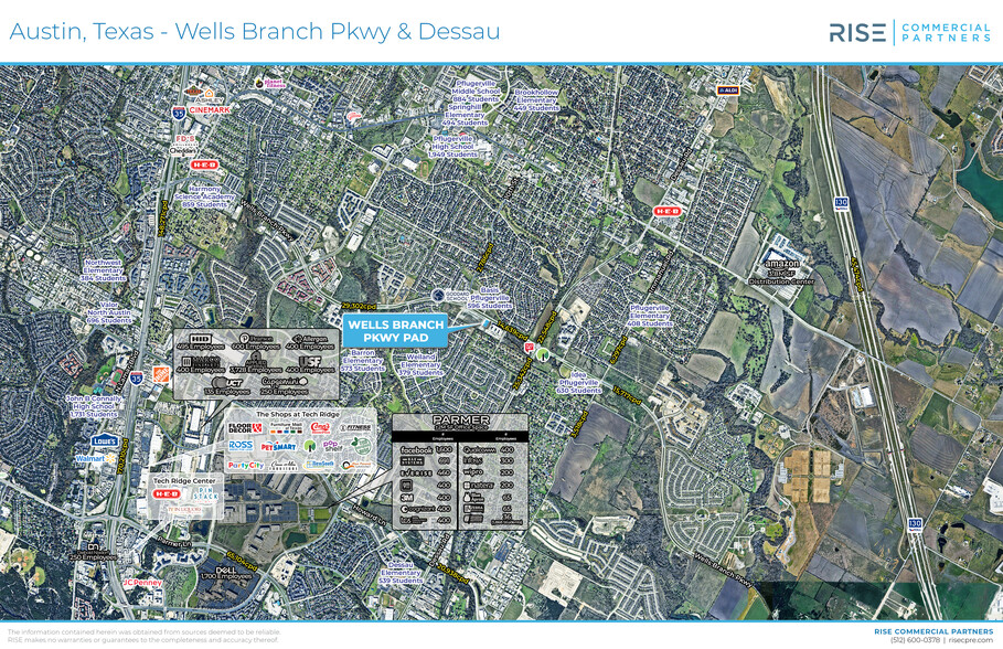 SWC Wells Branch Pkwy, Pflugerville, TX for sale - Aerial - Image 2 of 3