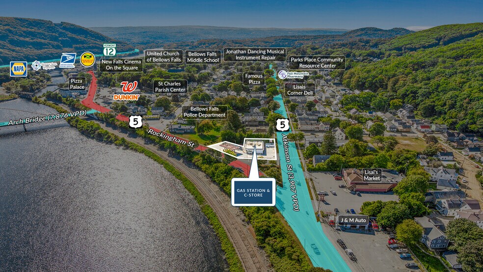 154 Rockingham St, Bellows Falls, VT à vendre - Photo du bâtiment - Image 3 de 5