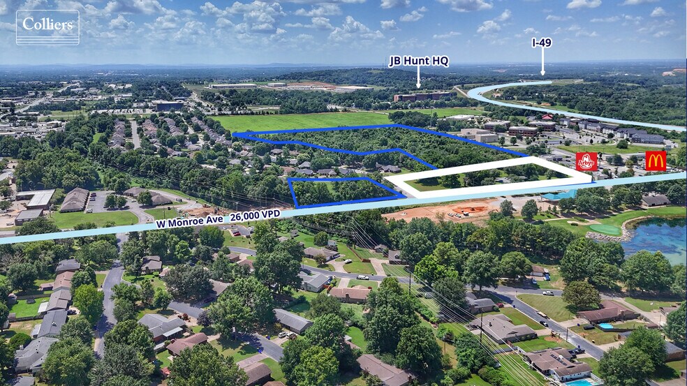 319 W Monroe Ave, Lowell, AR à vendre - Photo du bâtiment - Image 2 de 4