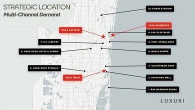 19860 NE 24th Ct, Miami, FL - Aérien  Vue de la carte