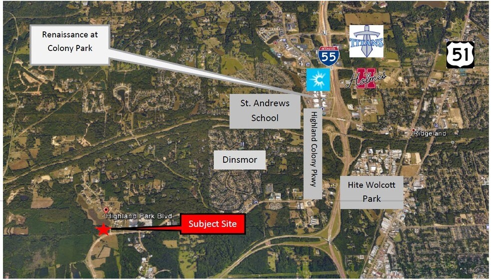 303 Highland Park Blvd, Ridgeland, MS à vendre - Photo du bâtiment - Image 3 de 5