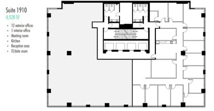 736 6th Ave SW, Calgary, AB à louer Plan d’étage- Image 1 de 1