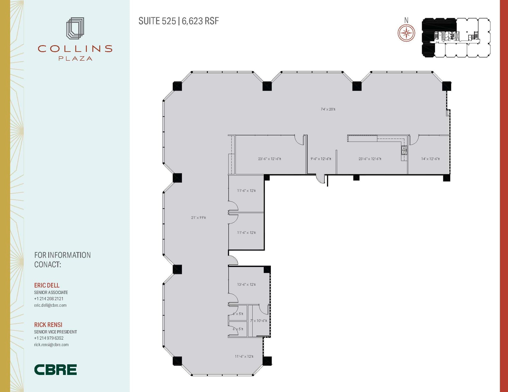 1755 N Collins Blvd, Richardson, TX for lease Floor Plan- Image 1 of 2