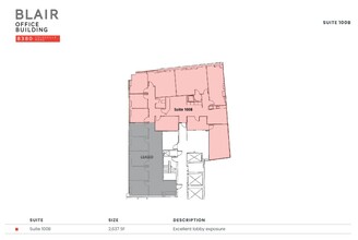 8380 Colesville Rd, Silver Spring, MD à louer Plan d  tage- Image 1 de 1