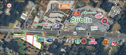 10150 SE US Highway 441, Belleview, FL - Aérien  Vue de la carte