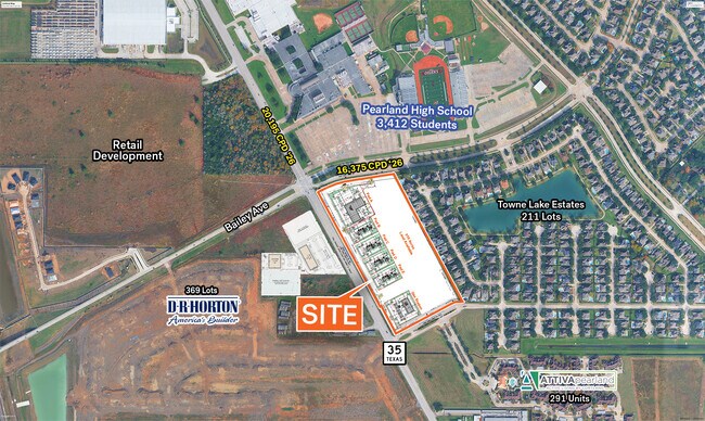 Plus de détails pour Hwy 35 & Oiler Dr, Pearland, TX - Terrain à louer