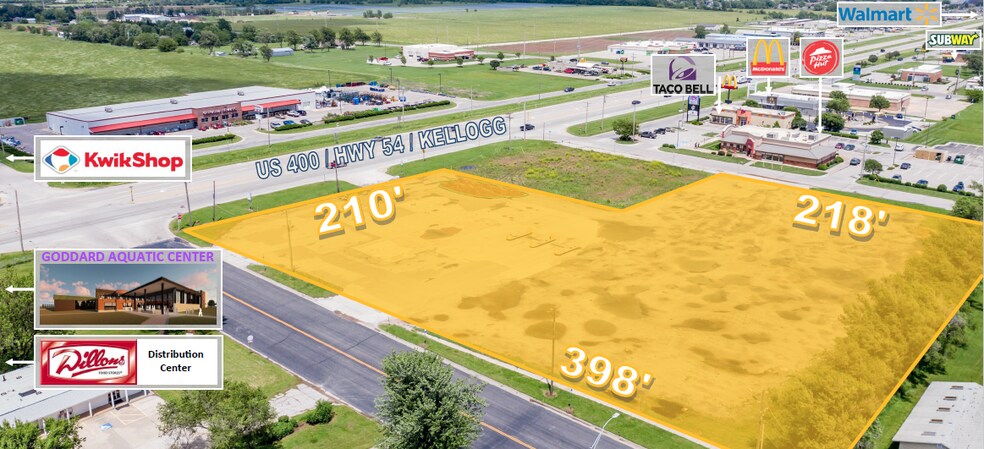 20217 W Kellog Dr, Goddard, KS à vendre - Photo du bâtiment - Image 2 de 8