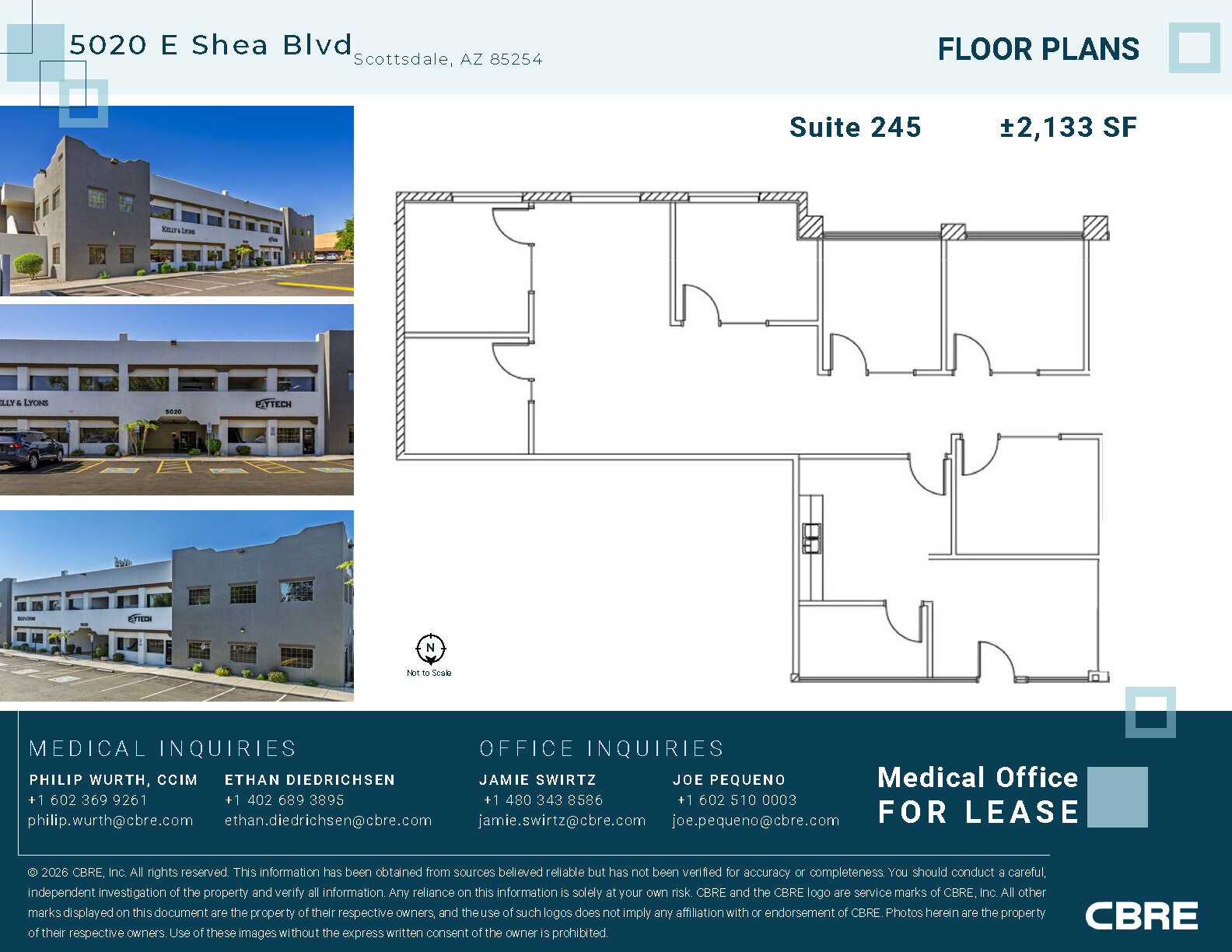 5010 E Shea Blvd, Scottsdale, AZ à louer Plan d’étage- Image 1 de 1