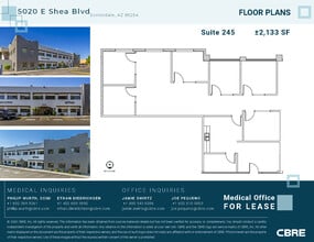 5010 E Shea Blvd, Scottsdale, AZ à louer Plan d’étage- Image 1 de 1
