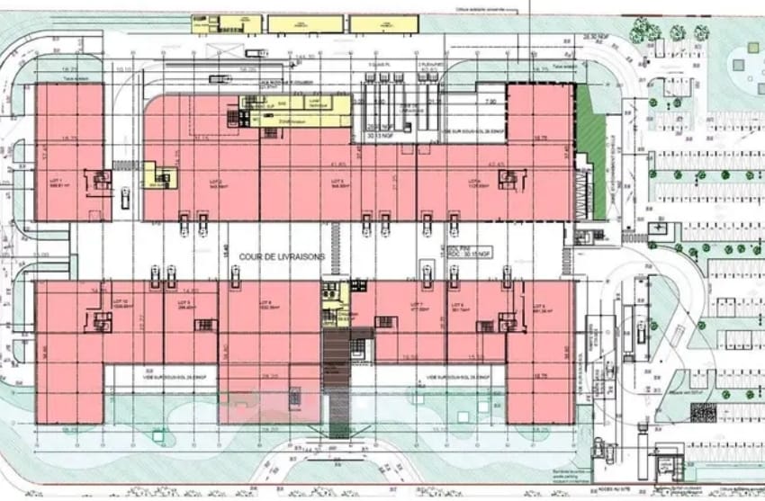 Office in Gennevilliers for lease - Site Plan - Image 2 of 7