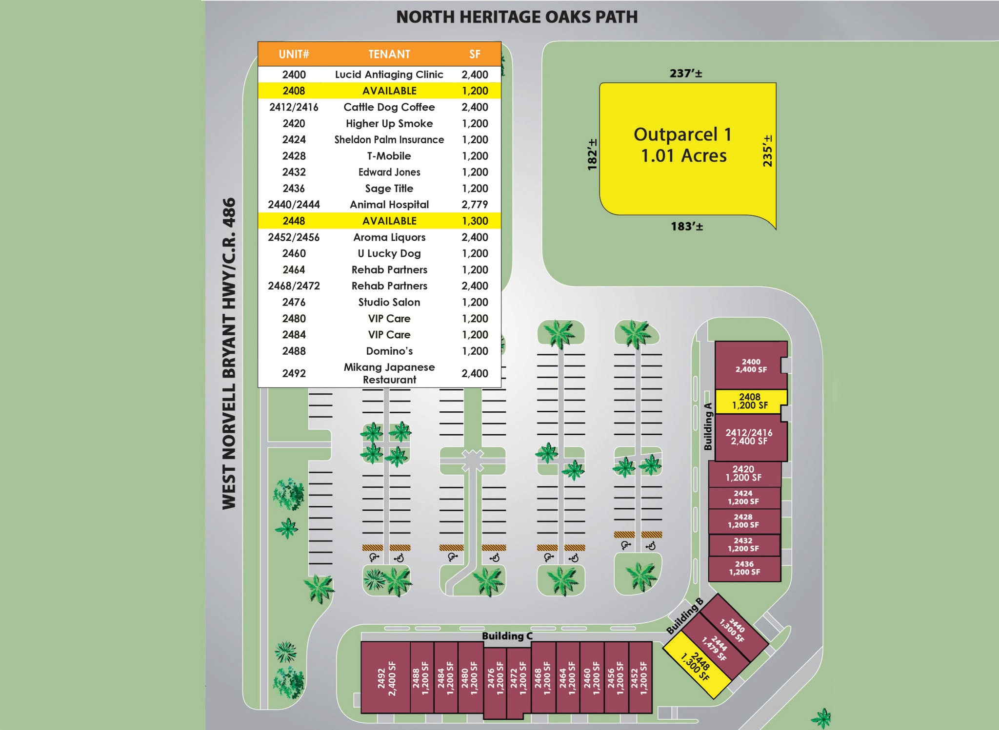 2400-2494 N Heritage Oaks Path, Hernando, FL for lease Site Plan- Image 1 of 2