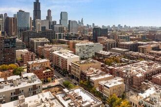 1027-1031 W Madison St, Chicago, IL - AÉRIEN Vue de la carte