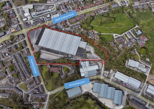 Townley St, Manchester, GTM - AERIAL  map view