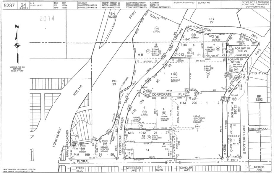2530 E Corporate Pl, Monterey Park, CA for lease - Plat Map - Image 3 of 24