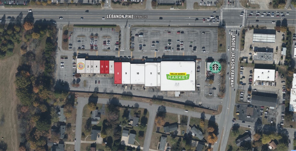 4453-4491 Lebanon Pike, Hermitage, TN for lease - Building Photo - Image 2 of 5
