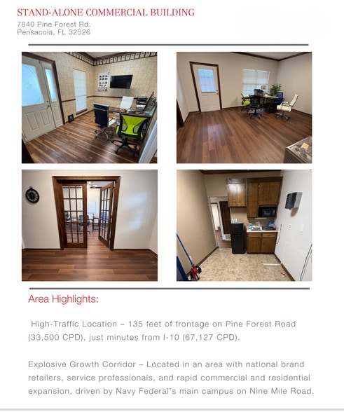 7840 Pine Forest Rd, Pensacola, FL à vendre - Photo du bâtiment - Image 3 de 28