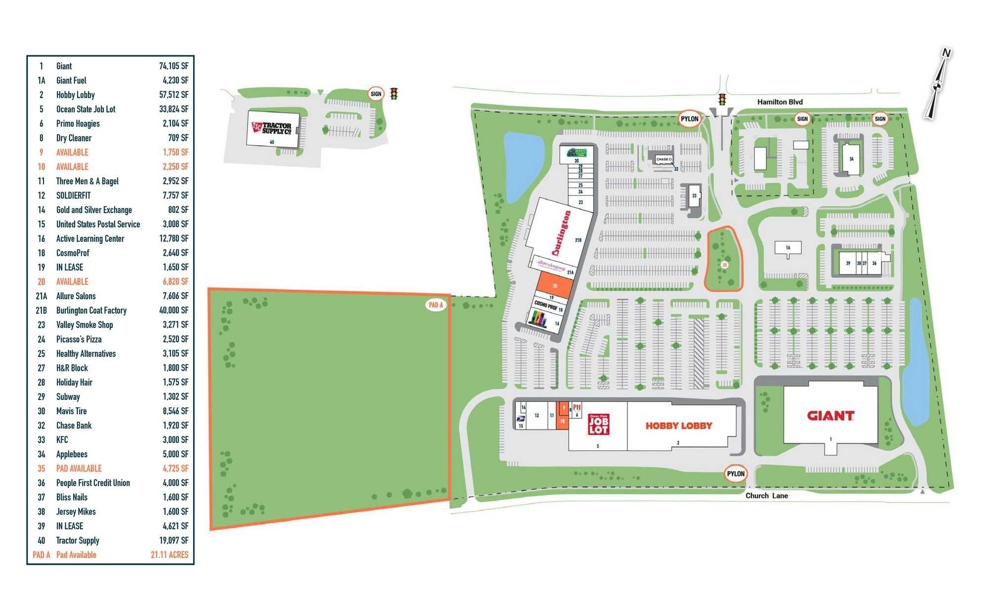 7150 Hamilton Blvd, Trexlertown, PA for lease Site Plan- Image 1 of 1