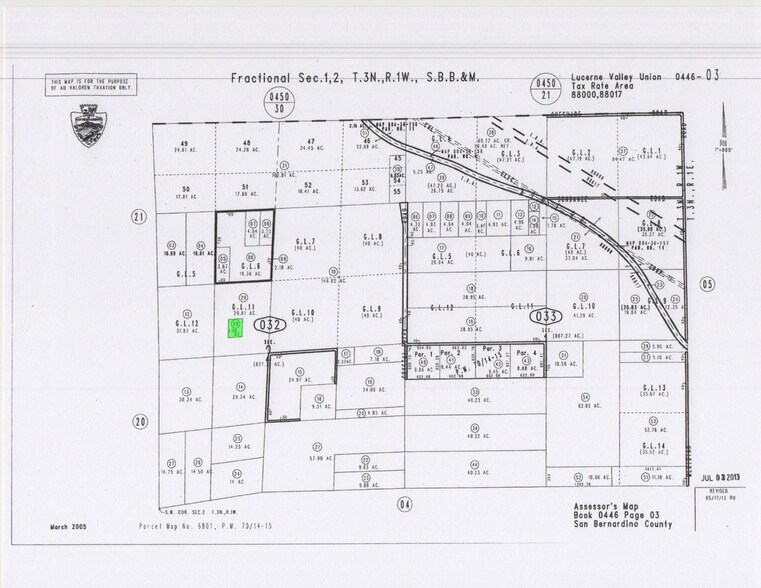 0446-032-28-0000, Lucerne Valley, CA à vendre - Photo du bâtiment - Image 2 de 2