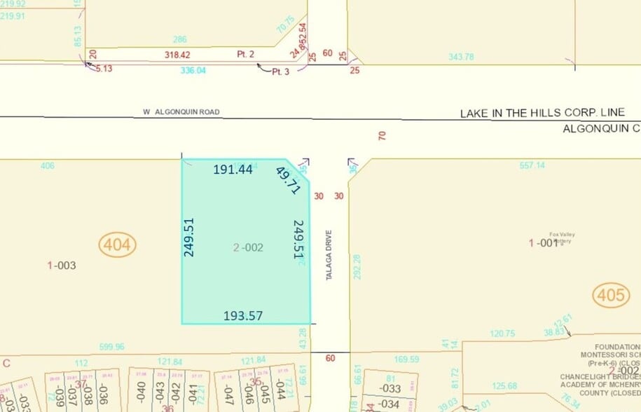 SWC Talaga & Algonquin Rd, Algonquin, IL for sale - Building Photo - Image 3 of 4