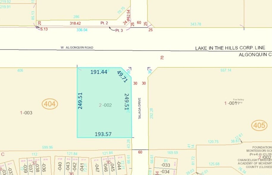 SWC Talaga & Algonquin Rd, Algonquin, IL à vendre - Photo du bâtiment - Image 3 de 4