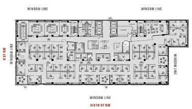 777 6th St NW, Washington, DC à louer Plan d’étage- Image 1 de 1